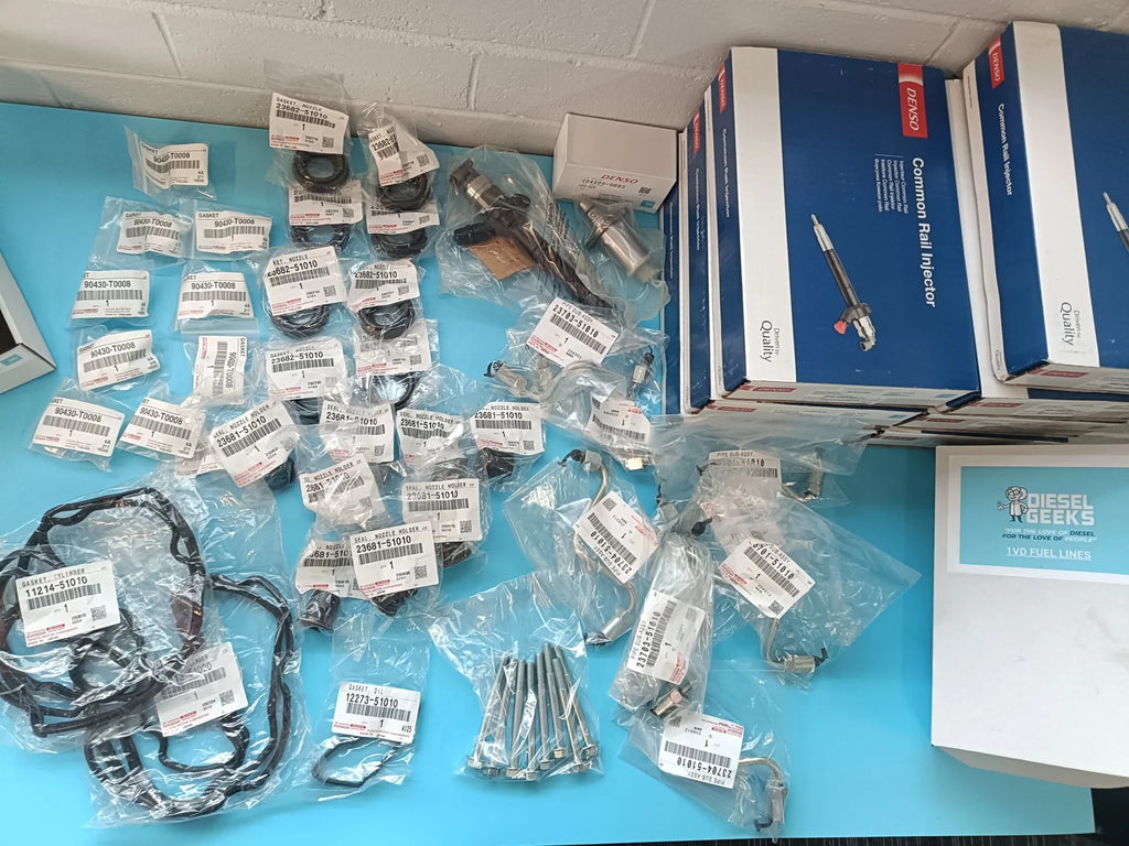 Pre-DPF Injectors and install kit to suit VDJ70 Series