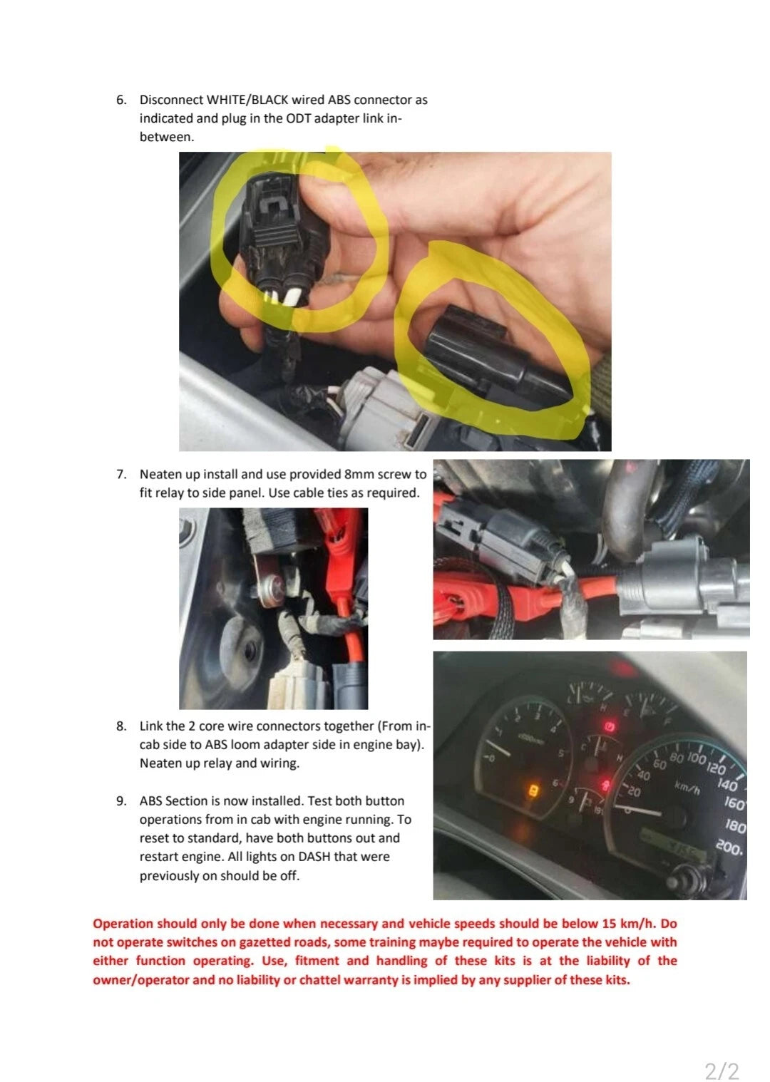 VSC / ABS / TRACTION CONTROL OFF to suit Toyota 79 series Landcruiser 2016-2023 (Outback Diesel Tuning)